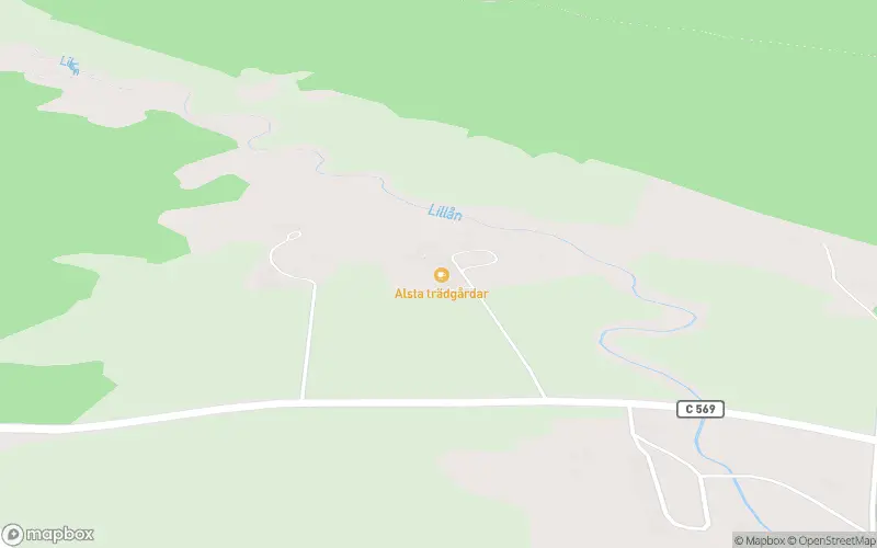 Alsta trädgårdar - Örsundsbro karta