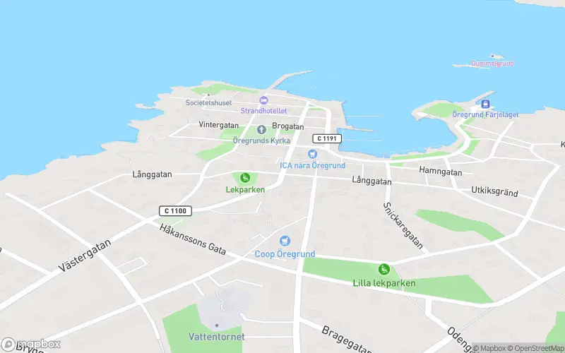 Amiralens Gelateria - Öregrund karta