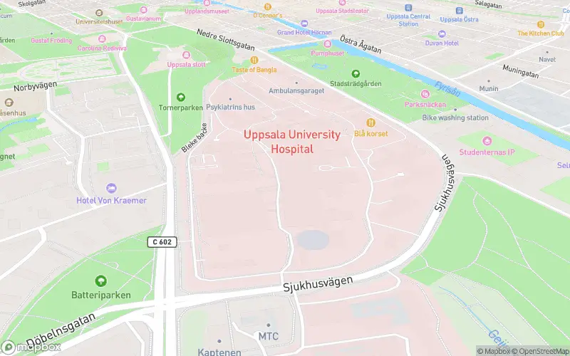 Apotek Hjärtat Akademiska Sjukhuset - Uppsala karta