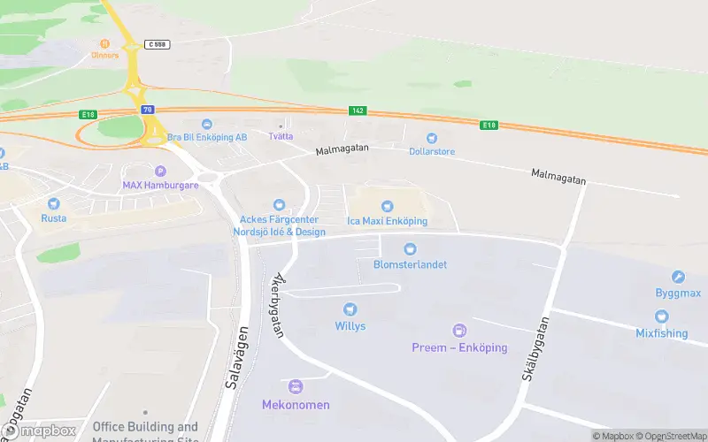 Apotek Hjärtat ICA Maxi Enköping - Enköping karta
