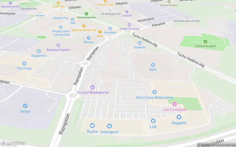 Apoteket Boländerna - Uppsala karta