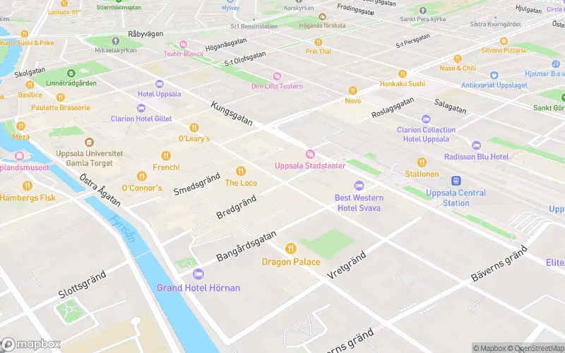 Apoteksgruppen Uppsala, Dragarbrunnsgatan - Uppsala karta