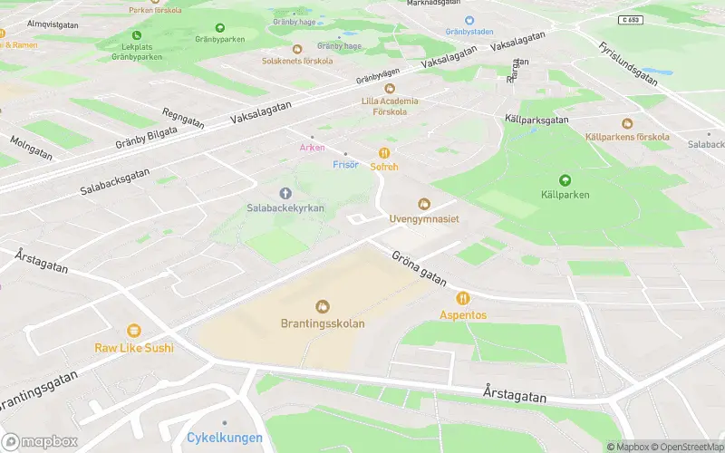 Bageri Brantingstorg - Uppsala karta