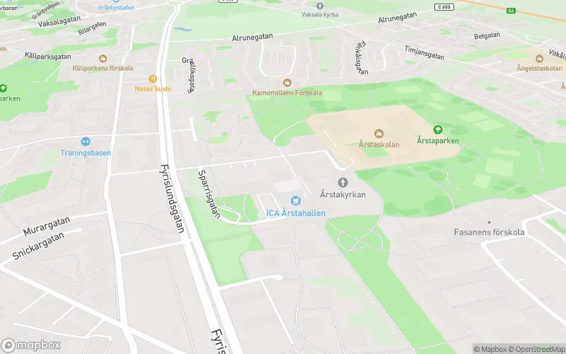 Café Systrarnami - Uppsala karta