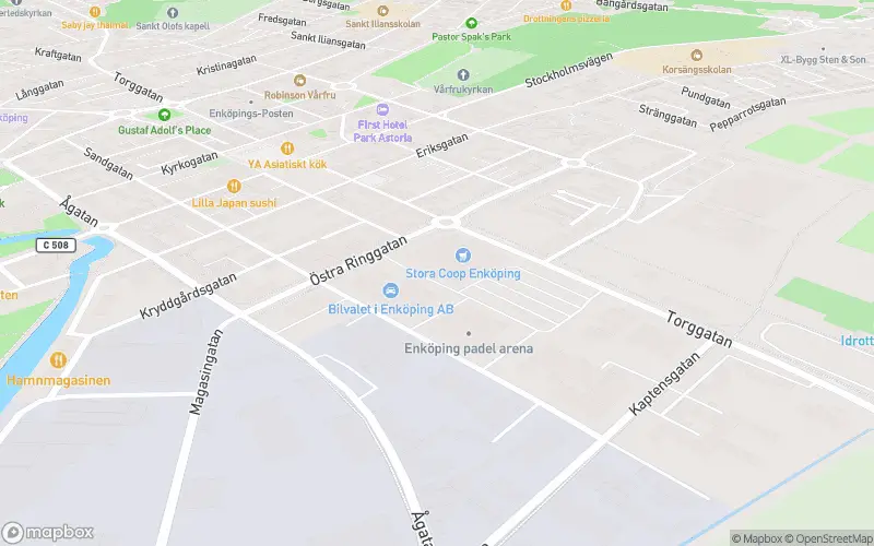 DOZ Apotek Enköping Östra Ringgatan - Enköping karta