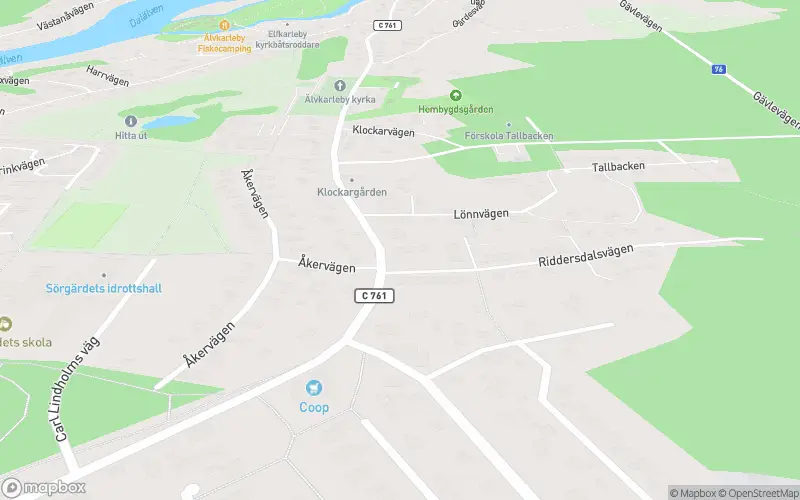 Inagården Tärnsjö - Älvkarleby karta
