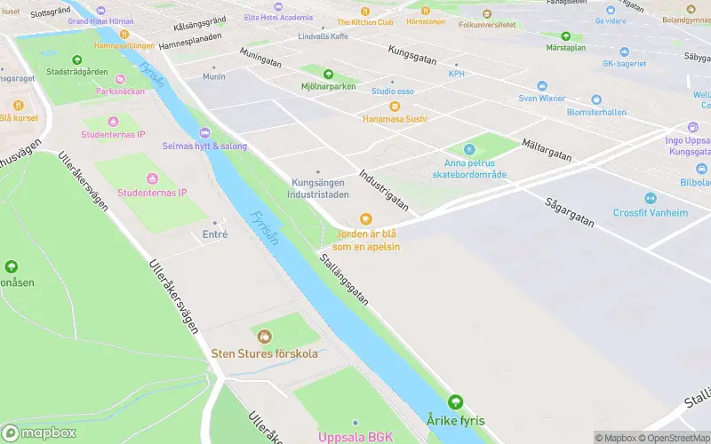 Jorden är blå som en apelsin - Uppsala