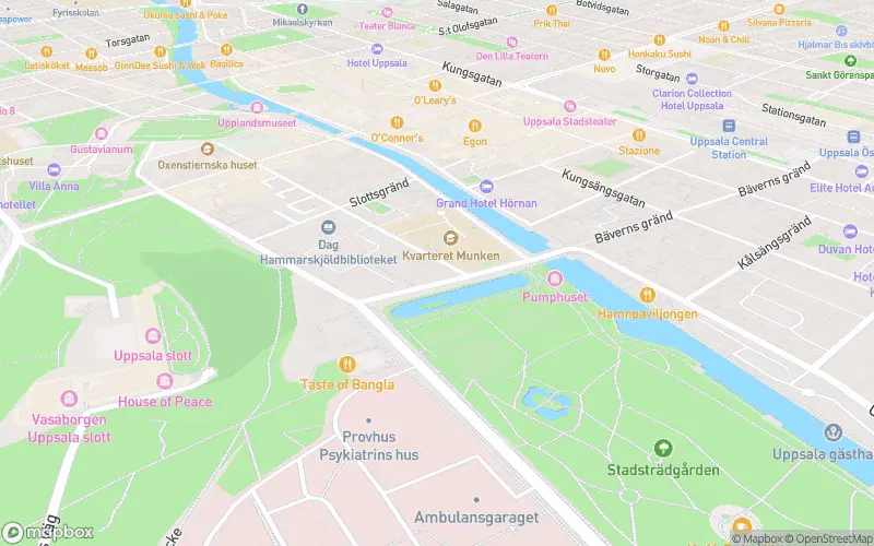 Konditori Fågelsången - Uppsala karta