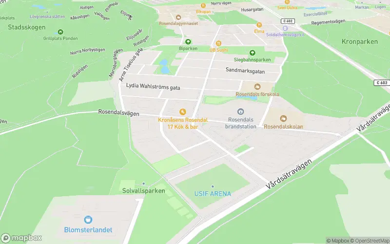 Kronans Apotek Uppsala Rosendal - Uppsala karta