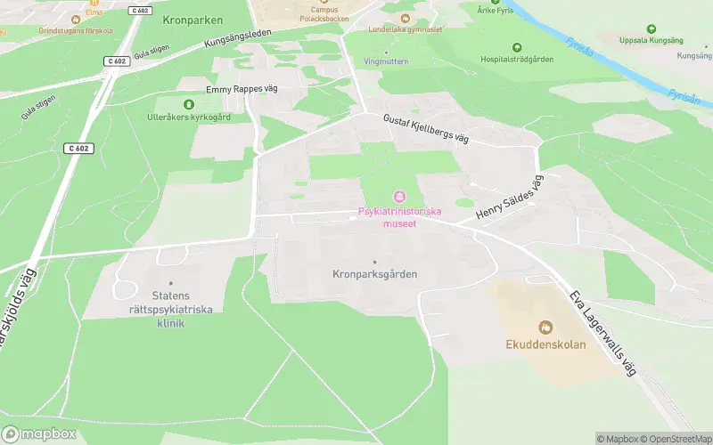 Kronparksgården Division Vård & Omsorg - Uppsala karta