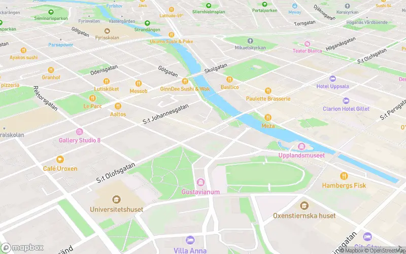 Ofvandahls Hovkonditori - Uppsala karta