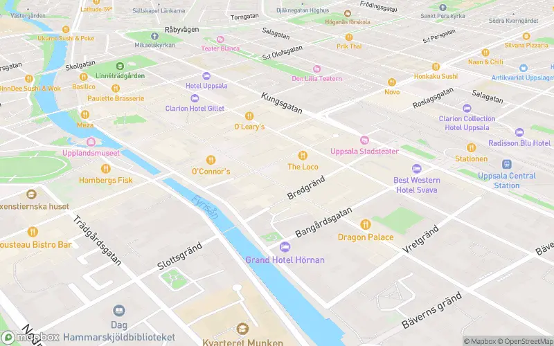 Oolong tea house Uppsala - Uppsala karta