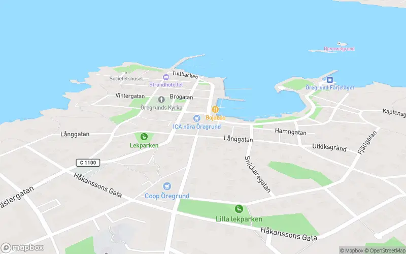 Öregrunds Glassbar - Öregrund karta