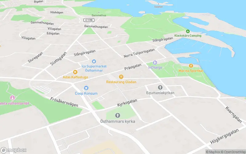 Restaurang Gladan - Östhammar karta
