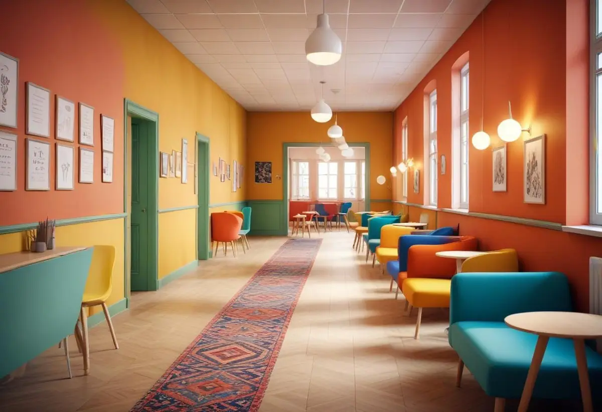 Bo i studentkorridor i Uppsala illustration