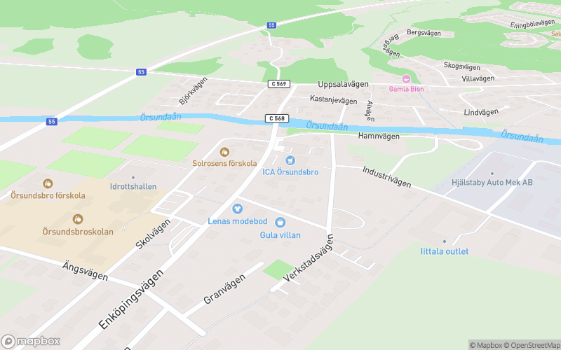 Cafe Centrumhuset - Örsundsbro karta