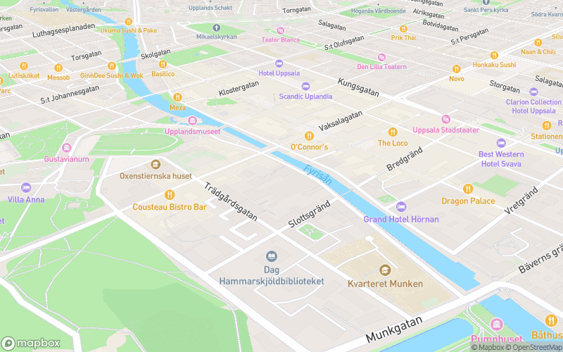 Majs Cafe' - Uppsala karta